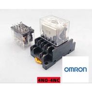 รีเลย์  Relay LY4  LY4N  ซ๊อคเก็ต  10A DC12-24-48V AC110-120V 10A ส่งทุกวัน