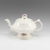 二手 Spode Billingsley Rose 茶壺，瓷器，英國製造。