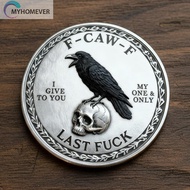 F-CAW-F Coin Funny Crow Pun Dark Humor Meme F-CAW-F Artist Coin Token of Freedom and Humor Challenge