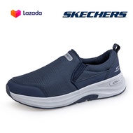 [NEW] Skechers สเก็ตเชอร์ส รองเท้าผู้ชาย Men SKECHERS USA Proven Suttner Shoes - 202312-NVY Air-Cooled Memory Foam Charcoal MF, Classic Fit