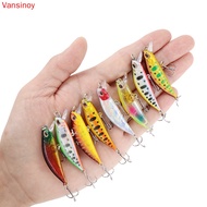 Umpan Pancing 5.5cm 5g Sinking Minnow Fishing Lure Umpan Sebarau Peacock Killer Bass Fishing Bait