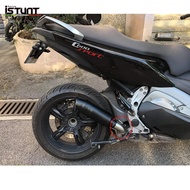 Motorcycle Exhaust muffler Middle Link Pipe Connector Carbon Fiber Muffler For BMW C600 Sport C650GT