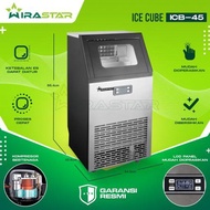 WIRASTAR Mesin Ice Cube ICB-45 - Mesin Cetak Es Batu Kristal Cube