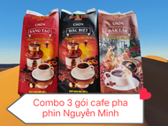 Combo 3 gói cafe Nguyễn Minh chồn Đắk Lắk Chồn Đặc Biệt Chồn Sáng Tạo Thơm Béo Ít đắng.