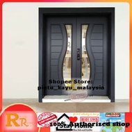 &lt; 67" x 83" / 60" x 83" &gt; RRG71AL SOLID Grade B Wooden Door | pintu kayu | pintu rumah depan | solid door