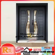 < 67" x 83" / 60" x 83" > RRG71AL SOLID Grade B Wooden Door | pintu kayu | pintu rumah depan | solid