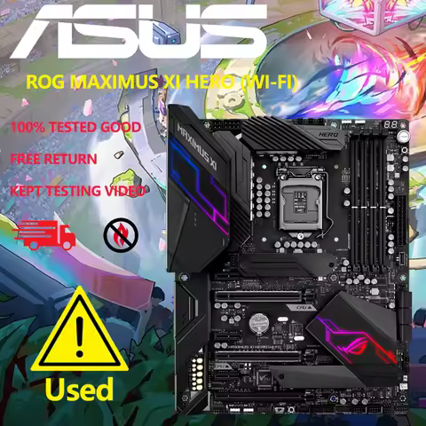 ASUS ROG Maximus XI Hero (Wi-Fi) Z390 Gaming Motherboard LGA1151 (Intel 8th and 9th Gen) ATX
