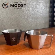 Vesper Hexagon Espresso Pouring Cup 100ml - Stainless Steel Espresso Measuring Cup - Espresso Contai