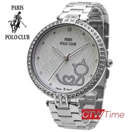 Paris Polo Club นาฬิกาข้อมือผู้หญิง สายสแตนเลส รุ่น PPC-220625L