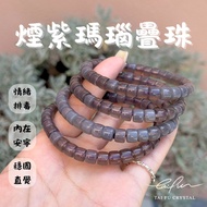 [Fu Selection shop Fu shop] Smoke Purple Agate Bracelet