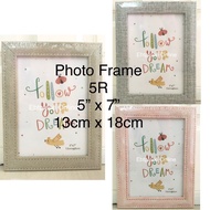 5x7 5R Photo Frame Glass/ Wall Art Deco/Bingkai Gambar Modern