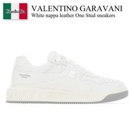 【数量限定・在庫限り・早い者勝ち！】 バレンチノ / Valentino Garavani White Nappa Leather One Stud Sneakers / 6Y2S0E71NWN / 