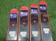 ใบมีดตัดหญ้าดำเงาทรงสี่เหลี่ยมเหล็กSK-5 หนาพิเศษ ขนาด 12,14 ,16,18 นิ้ว หนา 2 มิล ตราไก่