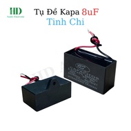 Capacitor Starter Capacitor Fan Start Capacitor 8uF 450V Kapa Tinh Chi, Capacitor 61 CBB 8 MF - Linh