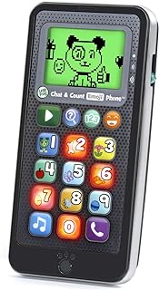 LeapFrog Chat and Count Emoji Phone, Black