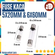 250v glass fuse small glass fuse glass fuse 5x20 mm 5*20 1A 0.5A 2A 7A 3A 5A 20A