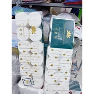 Pack of 12 rolls of premium toilet paper, get 1 pack of large tissue paper (yn household appliances)