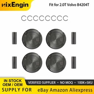 Engine Parts 4x Pistons Rings Sets Φ82mm STD Fit 2.0 T B4204T T4 T5 For Volvo S60 S90 V60 V90 XC40 X