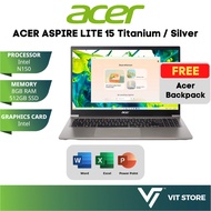 ACER ASPIRE LITE 15 AL15-33P-C84X Titanium / Silver N150 Intel Graphics 8GB DDR5 512GB SSD 15.6" FHD