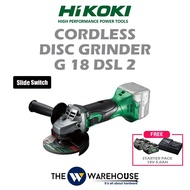 HiKOKI 4" Cordless Disc Grinder G18DSL2