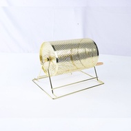 Gold small metal bingo cage bingo machine manual rotating lottery box lottery machine