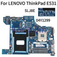 KoCoQin Laptop motherboard For LENOVO ThinkPad EDGE E531 HM77 Mainboard 04Y1299 VILE2 NM-A044 SLJ8E