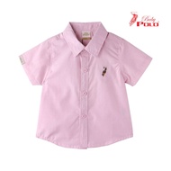 [ONLINE EXCLUSIVE] Baby Polo Boy Basic Woven Short Sleeve Shirt 03-202718