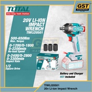 TOTAL P20S Li-ion Impact Wrench Total Electric Cordless Wrench Cordless Impact Wrench Cordless Impac