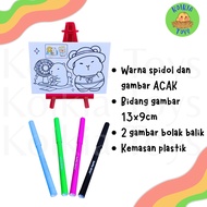 Educational toys Coloring board painting set with MARKER and EASEL stand