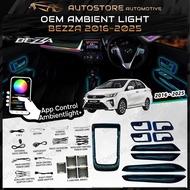 Proton Bezza 2016-2025 Oem Ambient Light Interior Multicolour With App Voice Control Ambient Light D