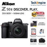 Nikon Z50II / Z50 II Mirrorless Digital Camera Free Extra Nikon EN-EL25 Batt & Free Gift.