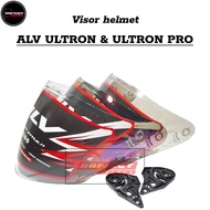 ALV ULTRON helmet visor | Alv ultron PRO helmet visor in clear black silverSMOKE