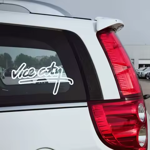 Car Stickers Vice City GTA5 Reflective Decals For RAV4 CRV Windshield Trunk Motorcycles Computer Lap