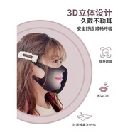 unifree一次性口罩三層無紡布薄款透氣3D立體防護親子防塵30片裝
