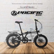 Pacific 2980 Rx 6.0 Cutting Sticker Variasi Sepeda Sticker Frame Aksesoris Body Style Lipat Keren De