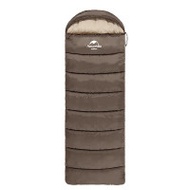 Naturehike U250 全開式戶外保暖睡袋 (NH20MSD07) 3℃〜6℃ | 可攤開當棉被&睡墊 - 啡色