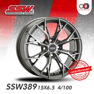 ล้อแม็ก SSW รุ่น 389 ขอบ15" 4รู100 จำนวน 4 วง