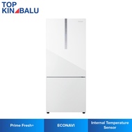 [SABAH ONLY] PANASONIC 422L NR-BX421WGWM BOTTOM FREEZER INVERTER REFRIGERATOR (GLASS WHITE)
