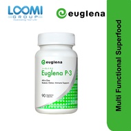 Euglena P-3 (Superfood Japanese Algae) (90 vege caps) for Strong Immunity, Healthy Skin, Liver Support, Gout Support, Glucose / Fat / Cholesterol Support, Good Digestive Health