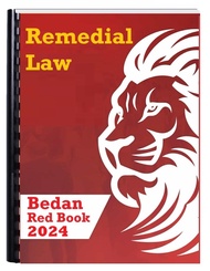 BEDAN RED BOOK 2024 REMEDIAL LAW (San Beda Red Book Bar Reviewer)