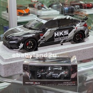 Motorhelix 1/64 Diecast Honda Civic Type R FL5 Die Cast Vehicle Model Collection