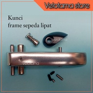 1 set of folding bike frame locks, folding bike lock buckle, folding bike frame locks
