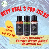 [FESTIVE PRICE DEAL] BUNDLE OF 3 PROMO mix &amp; match DOFT 30ml water based essential oil|Lavender|Lemongrass|Eucalyptus|Peppermint|Citronella|100% Water Soluble Aroma Essential Oil for Diffuser Air Purifier