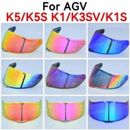 Suitable for AGV  K1 K3SV K5 K5S Motorcycle Helmet Lens Accessories Electroplated Safety Lenses Safe