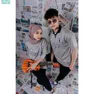 Jersey Yenz Ori - Luca Jersey Sublimation Collar Shirt Couple Set Murah Men Women Baju Berkolar Dewa