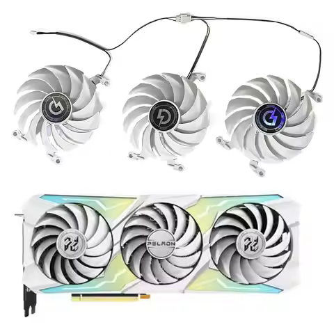 3 FAN Brand new 4PIN 89MM RTX 3070 GPU fan suitable for PELADN RTX 3060TI 3070 3070TI 3080 3080TI ga