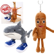 Tung Tung Tung Sahur Bag Decoration Tralalelotralala Shark Decoration Schoolbag Pendant Doll W7h4