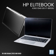 Hp Elitebook X360 1040 G5 I7-8650U 16/512Gb 14 Fhd Touch Bekas Grade A