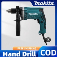 Makita Impact Drill Set blue Hammer Protable Tool Barena Drill Set Electric Drill Hand Power Drill