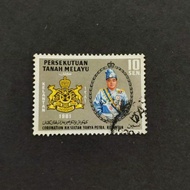 Stamp 1961 - Coronation H.M. Sultan Yahya Petra Kelantan (1v Used)